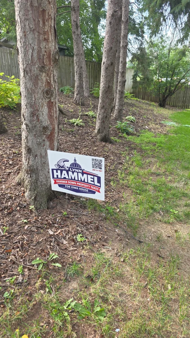 Hammel for Iowa 
Hammer Down Property Taxes
For Iowa House
